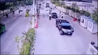 DHA Islamabad Accident CCTV Footage