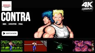 [NES Longplay] Contra | Full Game Walkthrough | 4K