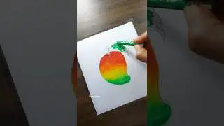 oil pastel drawing easy#shorts #summervibes