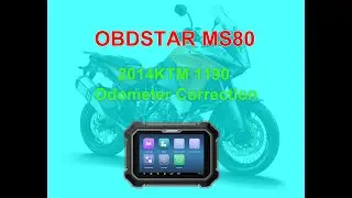 OBDSTAR MS80 2014KTM 1190 Odometer Correction - Cardiagtool