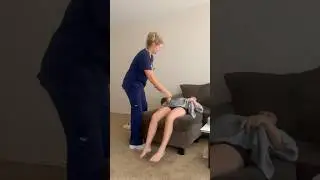 TEENAGE GIRL LIES DOWN 😍 Abd Check 