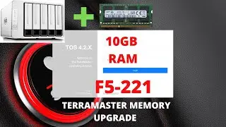 TerraMaster F5-221 NAS 5-Bay Cloud Storage-NAS- RAM Upgrade 10GB