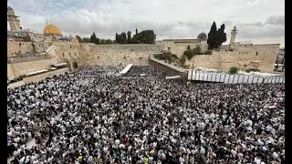 ברכת כהנים בכותל המערבי סוכות תשפ