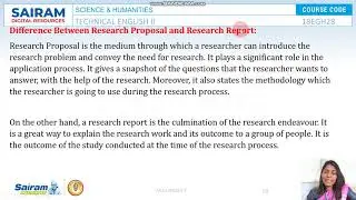 Lecture Video _18EGH28_Module 3_ Proposal Writing_ Arulmozhi.V
