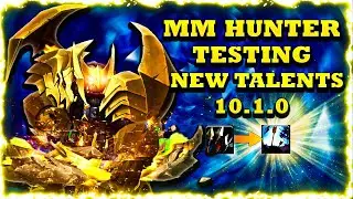 MM Hunter NEW Build And TALENTS at 10.1.0 Testing  +21 Mythic Plus