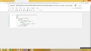 Python Program Read Number N and  print the Natural numbers summation pattern