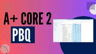 CompTIA A+ Core 2 PBQ: Suspicious Services in Task Manager (220-1202)