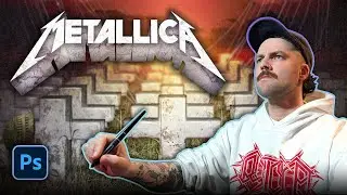 Remaking METALLICA Artwork In Photoshop!