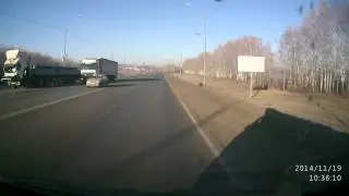 Заснул за рулём под Пензой