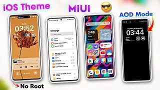 Cool iOS Theme For Miui On Theme Store - Includes Many Changes🔥| Without Root😃