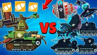 TANK FLAK and BIG BULLET VS ALL BOSSES in Hills of Steel. Tank Boss Battle