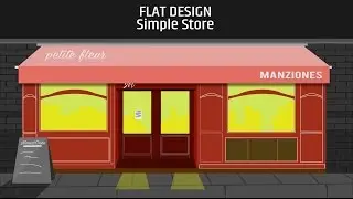 CorelDraw | Flat Design Store - Speed Art