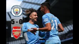 Manchester city vs Arsenal highlight 2021 | man city vs arsenal 5-0
