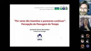 Aula 18 - Percepção do tempo