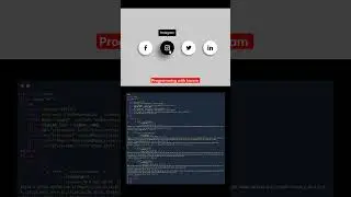 Social media Icons with tooltip Using Html and CSS #shot #shortsvideo