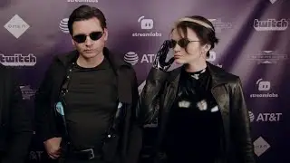 Neo and Trinity arrive at the Streamer Awards 2024
