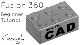 HOW TO CAD: Fusion 360 CAD Beginner Tutorial