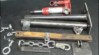 TUBAL-CRANE MAKE A SKY CRANE for Bridgeport Mill Vises pt 1 