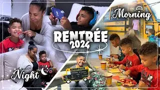 🌙☀️ EVE + DAY of back to school 2024! Our routines with 3 children ❤️