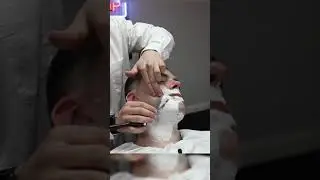 😴 Relaxing Barbershop 💈 Hot Towel Full Shave 🪒 ASMR 