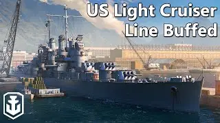 They Buffed The US Light Cruiser Line In Update 14.3 (World of Warships)