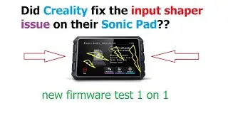 Did Creality Fix the Sonic Pad's input shaping issue??!!