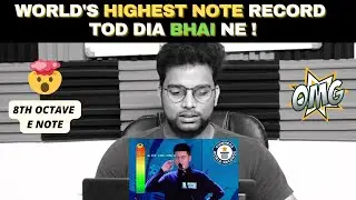 World's HIGHEST VOCAL NOTE  ka Record KISKA HAI ? |  Paarth Singh | Guinness B World Record