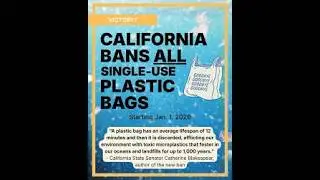 Why did California ban Plastic Bags?