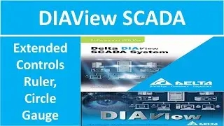 13# DELTA DIAView SCADA Ruler and Circle Gauge in DIAView Delta SCADA Programming