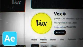 I recreated Vox Editing Style | After Effects