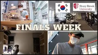 finals week w a computer science major at stony brook university in Korea