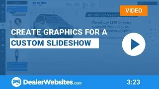 Creating graphics for a custom graphic slideshow
