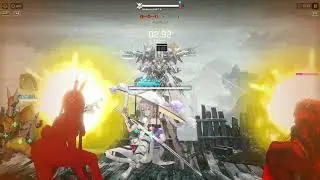 [NIKKE] Blanc + Noir + 2 Scarlet VS Modernia! Special Individual Interception