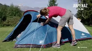 Barraca de trilha Arpenaz 3 XL Fresh & Black Quechua - Exclusividade Decathlon