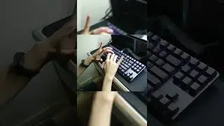 Tecware Phantom L Mechanical Keyboard - Typing Test (Outemu Low Profile Brown Switches) #asmr