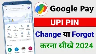 Google pay upi pin change kaise kare | Google pay upi pin change/Forgot kaise kare 2024