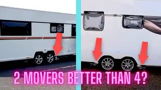 Motor Mover Test. Twin Axle Caravan 2 or 4 Motor Movers?