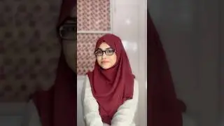 Hijab tutorial with glasses | hijab tutorial for school | hijab tutorial for college | 