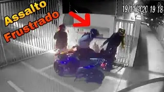 Policial à paisana impede roubo de moto (off-duty cop)