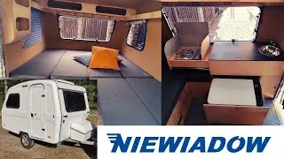 Remont przyczep Niewiadów N126e renovation of lightweight caravan Реставрация туристического прицепа