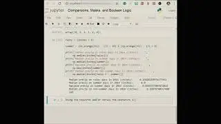 Comparisions, Masks and Boolean Logic || Python || Numpy || Data Science || Machine Learning