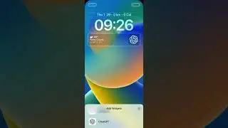 How to quickly acces ChatGPT from Lock Screen iPhone