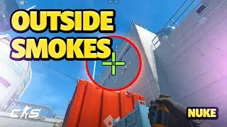 Nuke CS2 - Outside Smokes / Red Cross Smokes / 1 Spot