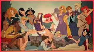 Coloring Cherry & the Disney Princesses Part 2