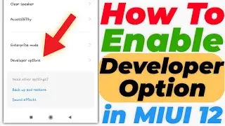 Enable Developer Option In MIUI 12 | Turn On Developer Option In MIUI 12 | Developer Option Setting