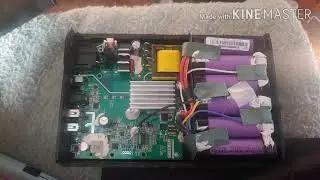 Inside a hypergear inverter power bank 20040 thousand milliamp teardown 18650
