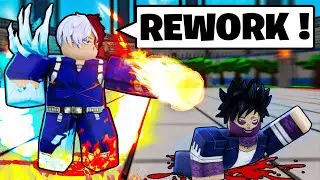 the *NEW* Todoroki REWORK is AMAZING (Heroes Battlegrounds Roblox)