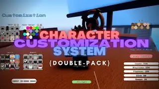 (60% SALE!) Character Customization + Data Slots (DOUBLE-PACK) | Roblox Studio