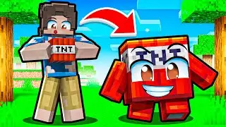 I TURNED INTO TNT AND TROLLED CATALINA IN MINECRAFT! 😂