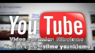 Youtube channel settings: Video reviews filtering. Users and word ban